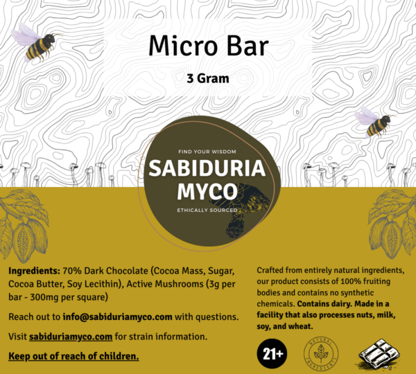 Low Dose Chocolate Bar - 3 Gram